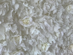 flower wall close up